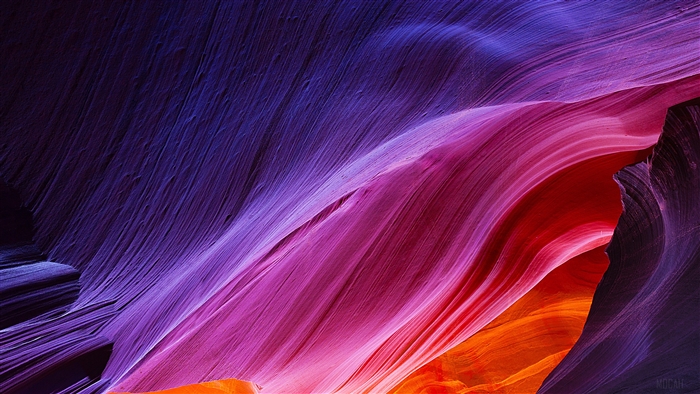 Antelope Canyon abstract rock formations 4K