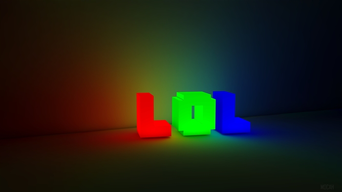 LOL letters 4K