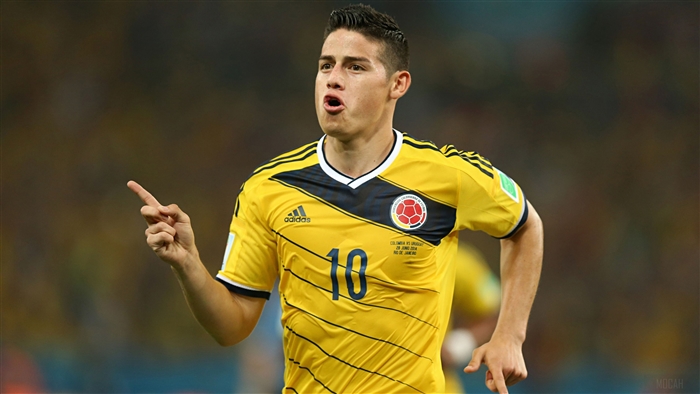 James Rodriguez of Colombia