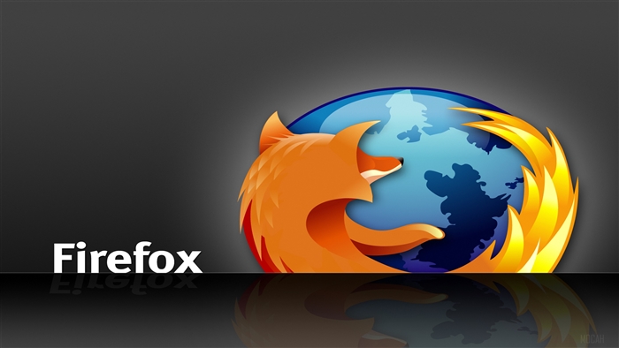 Firefox Logo with Earth and Flames 4K