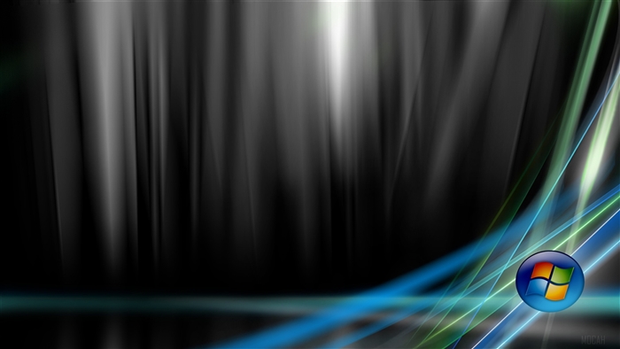 Windows Vista Black Widescreen 4K