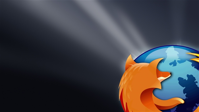 Firefox logo on a globe