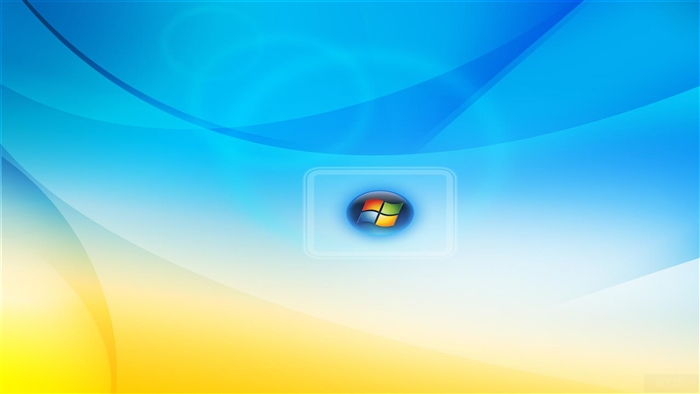 Windows Vista Blue Yellow Abstract 4K