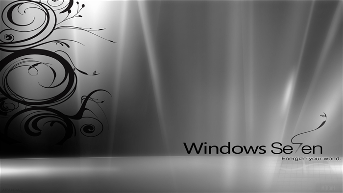 Windows 7 Black and White