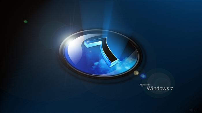 Windows 7 Logo with Reflective Effect