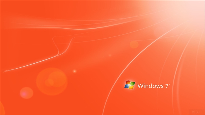Orange Windows 7