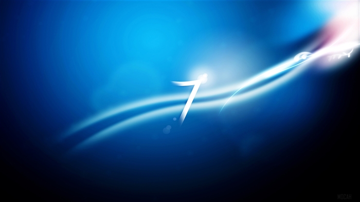 Windows 7 Glow Wallpaper 4K