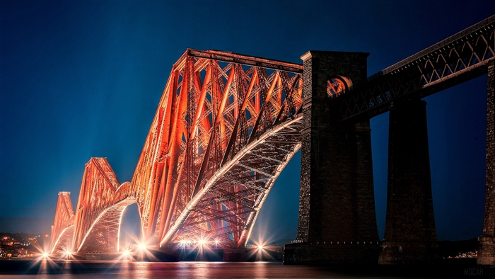 The Forth Bridge, Edinburgh 4K