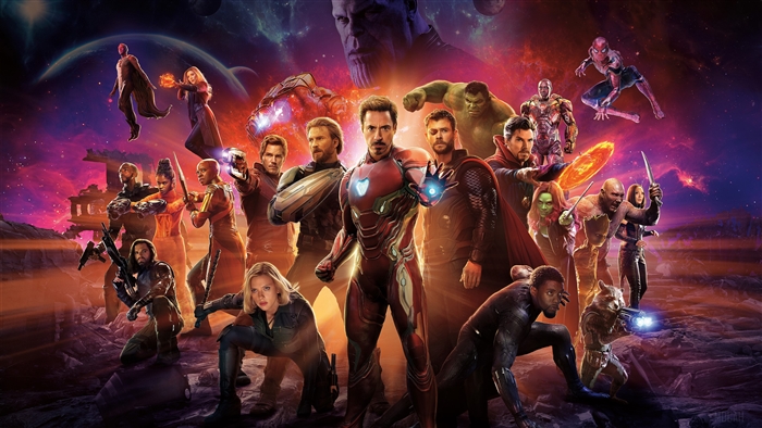 Avengers: Infinity War Superheroes Cast 4K