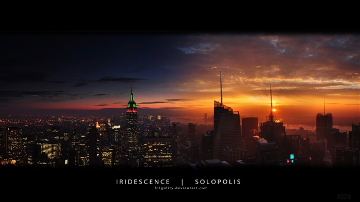 New York City Empire State Building Panorama 4K