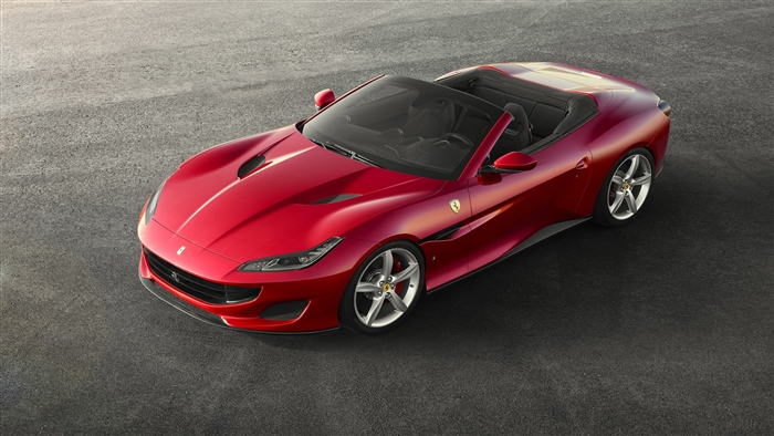 Red 2018 Ferrari Portofino Convertible