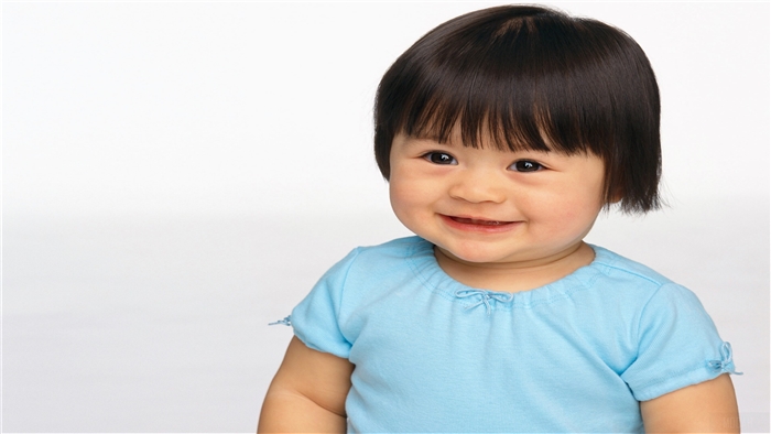 Cute Baby Girl Smiling 4K