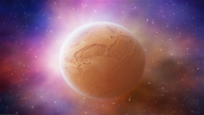 Mars in Space 4K