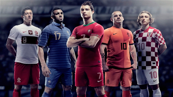 Euro 2012 Football Players