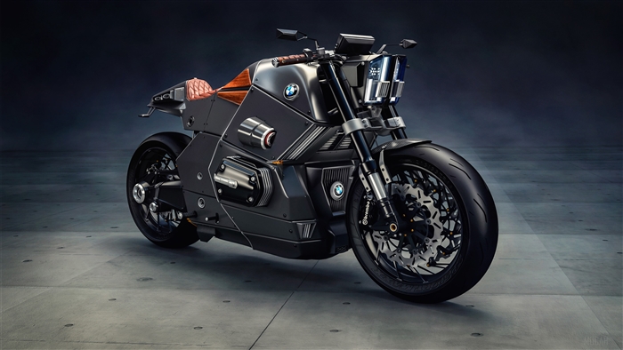 BMW Urban Racer Concept motorcycle 4K