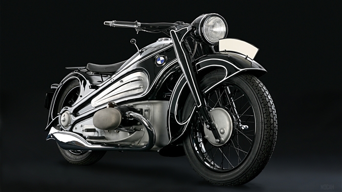 Classic 1937 BMW R7 motorcycle 4K