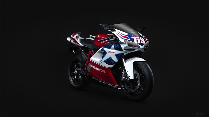 Ducati 848 Corse Sports Bike 4K