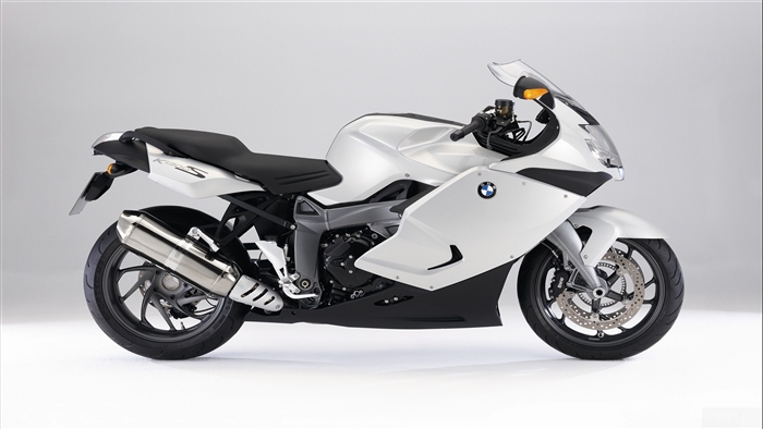 BMW K 1300 S Motorcycle White 4K
