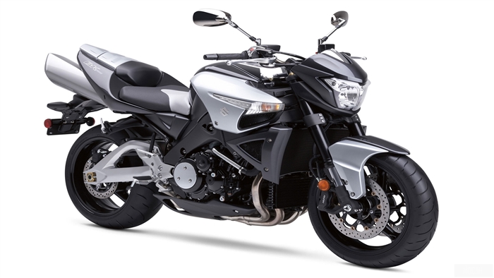Suzuki B-King Motorcycle Silver 4K