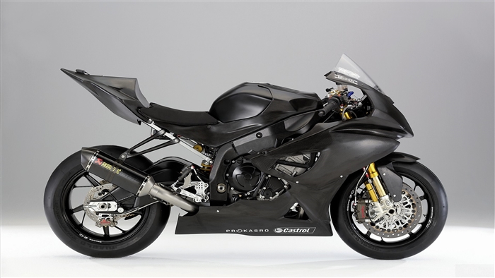 Black BMW S 1000 RR Motorcycle 4K