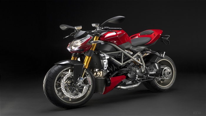 Red Ducati Streetfighter 4K