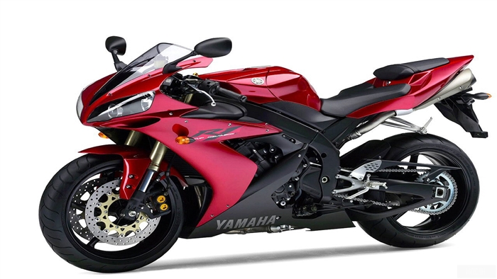 Red Yamaha R1 Superbike 4K