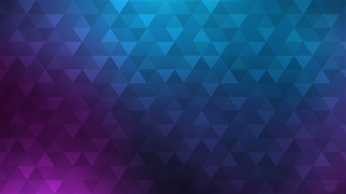 Cyan Magenta Geometric Triangle Pattern 4K