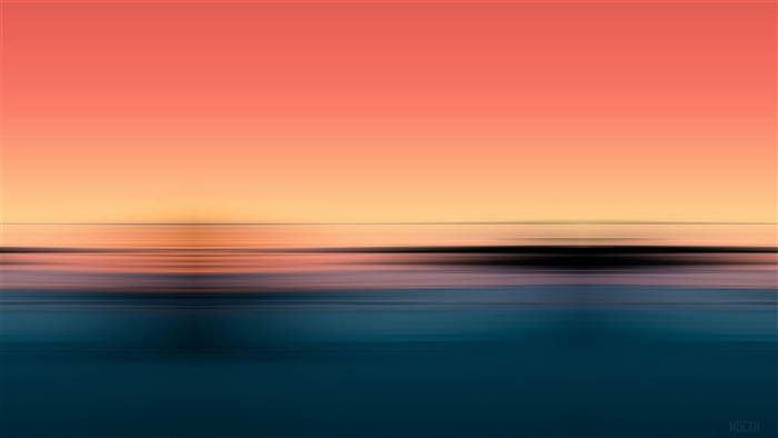 Abstract Sunset Over Water 4K