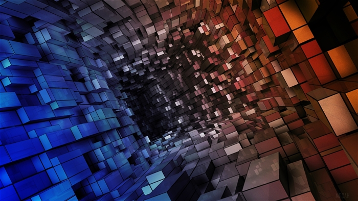 Abstract Tunnel 4K