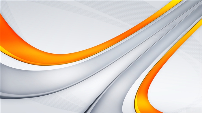 Orange and Gray Abstract Stripes 4K