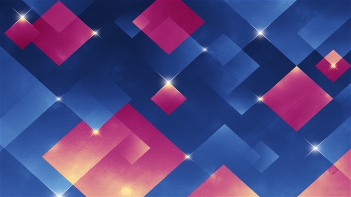 Abstract geometric pattern with sparks 4K