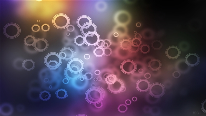 Colorful Circles Abstract 4K Design