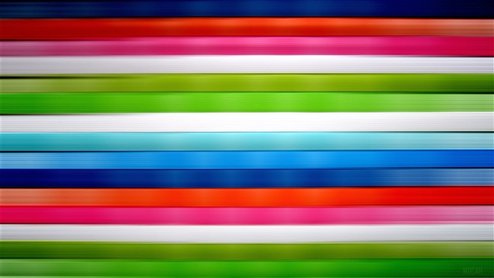 Abstract Colorful Stripes 4K