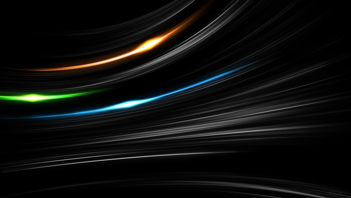 Abstract Light Streaks 4K
