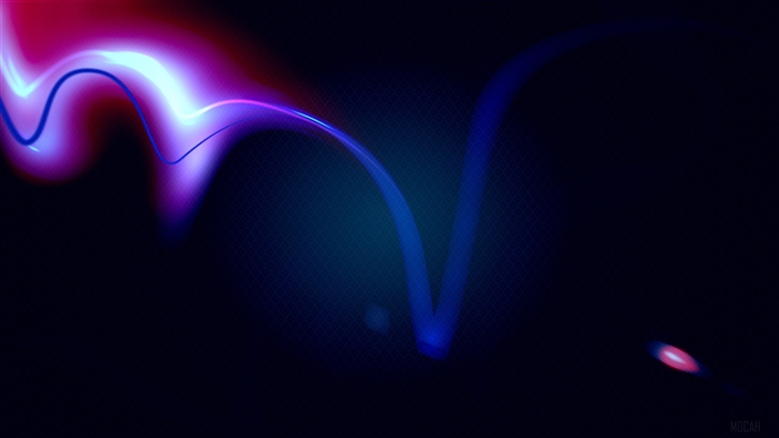 Vibrant Abstract Neon Light Wave 4K