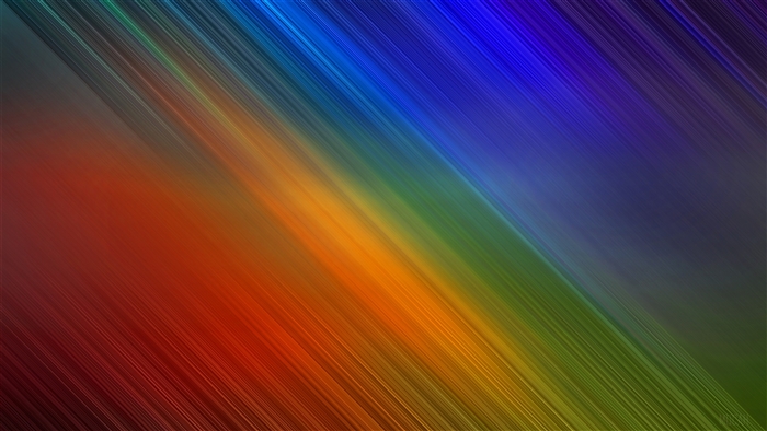 Rainbow Colors in Evening Shower 4k
