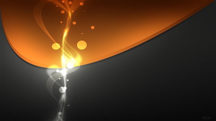 Abstract Orange and Gray Swirls 4K