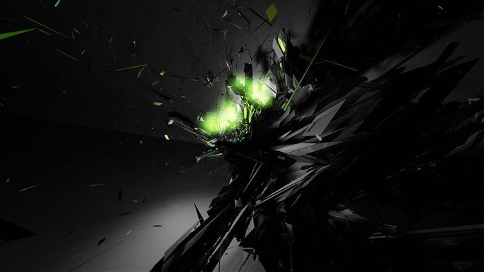 Dark Abstract Explosion 4K