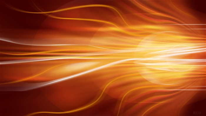 Abstract Orange and Yellow Light Streaks 4K