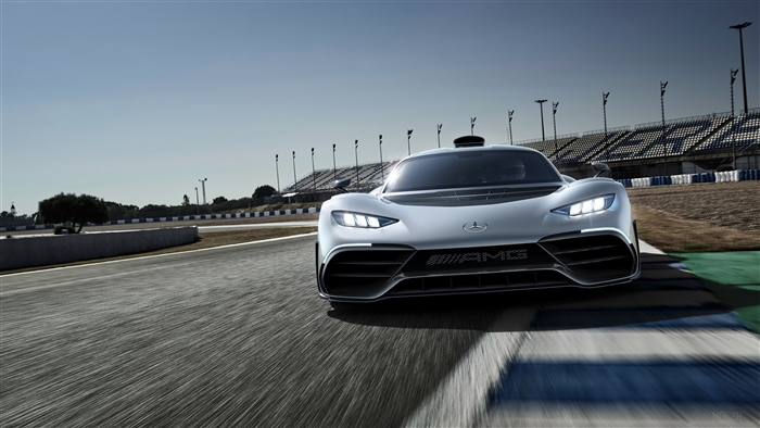 Mercedes-AMG ONE on a race track 4K