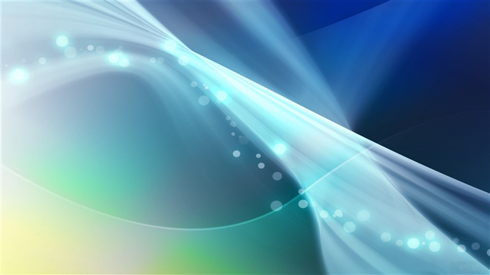 Abstract Blue and Green Color Flow 4K