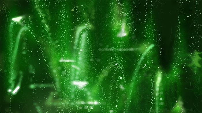 Green Fireworks