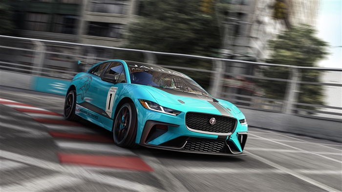 Jaguar I PACE eTROPHY Electric Race Car
