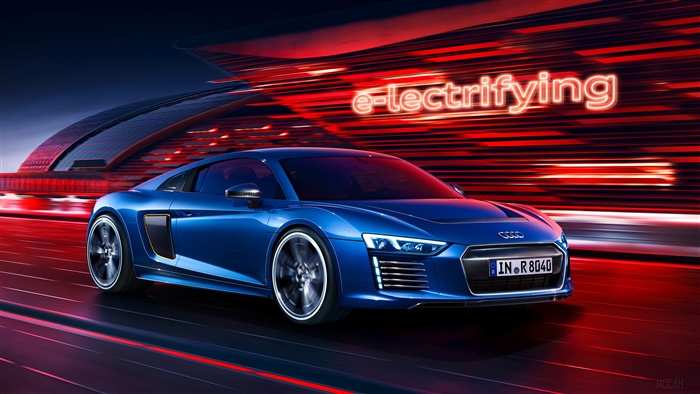 Audi R8 e-tron Electrifying 4K
