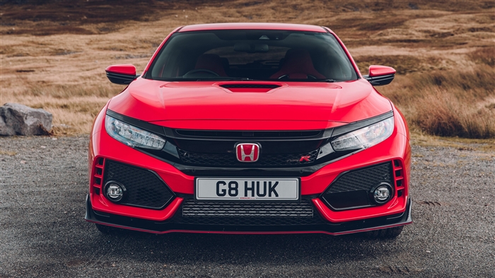 Red Honda Civic Type R 4K