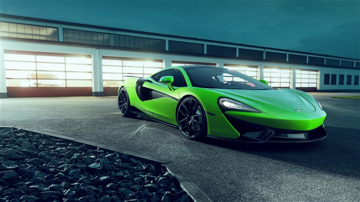 Green Novitec McLaren 570GT 4K