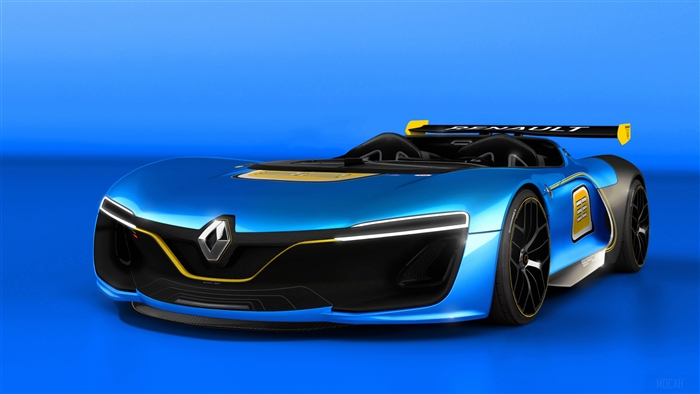 Blue Renault Sport Spider 4K