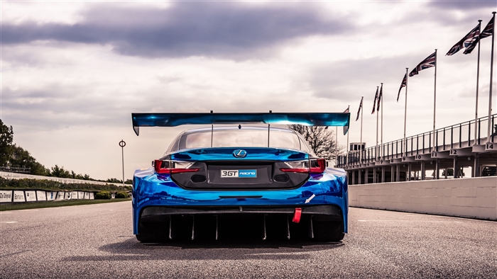 2017 Lexus RC F GT3 race car on track