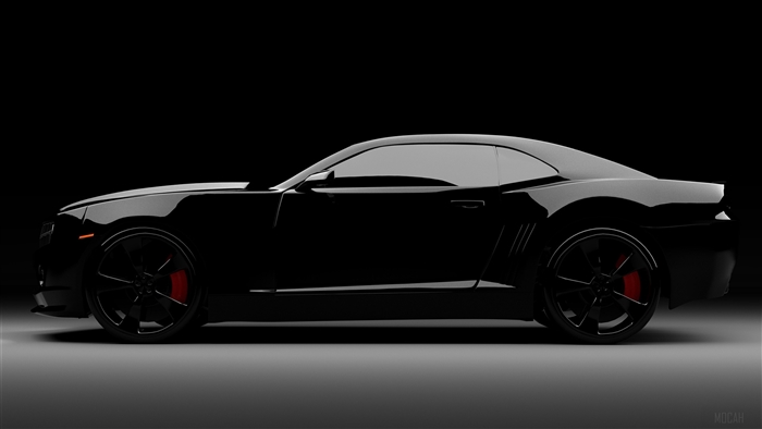 Black Chevrolet Camaro 4K
