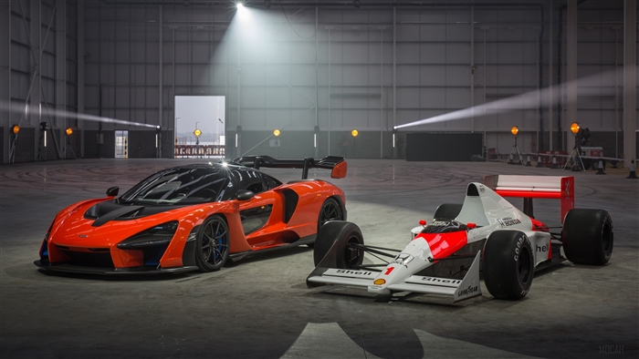McLaren Senna and McLaren F1 4K